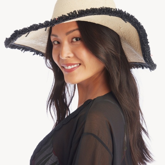 SOLE SOCIETY Embroidered Straw Sun Hat wi… - Picture 8 of 8